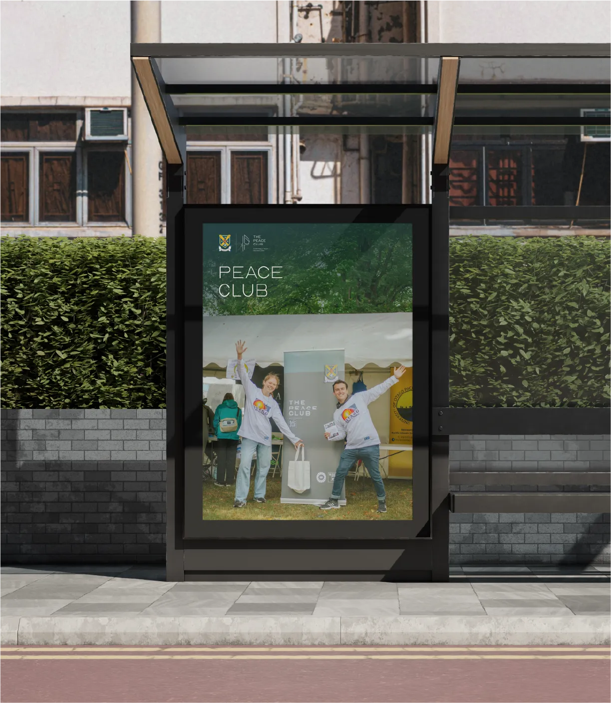 The Peace Club brand identity website Dunedin New Zealand - Designed by POV NZ www.pov.nz
